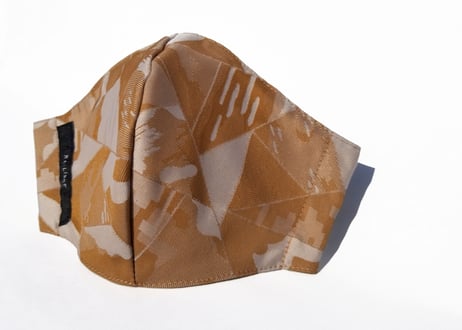 【Standard  Model】PatchWork Taste Jacquard MASK 【Size：1 ～3 /  Color：Espresso 】[ALLシーズン対応]