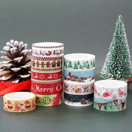 クリスマスツリー＆エルクマスキングテープ