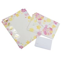 【レターセット】nami nami LETTER SET/ふんわりフラワー