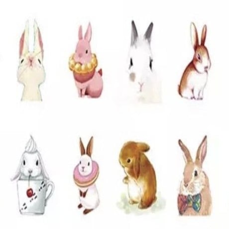 rabbit・icecream・flourマスキングテープ