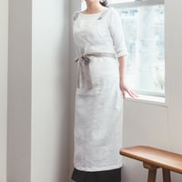 【fog ×若山曜子】リトアニアリネン・パティシエエプロン fog ×若山曜子】リトアニアリネン・パティシエエプロン