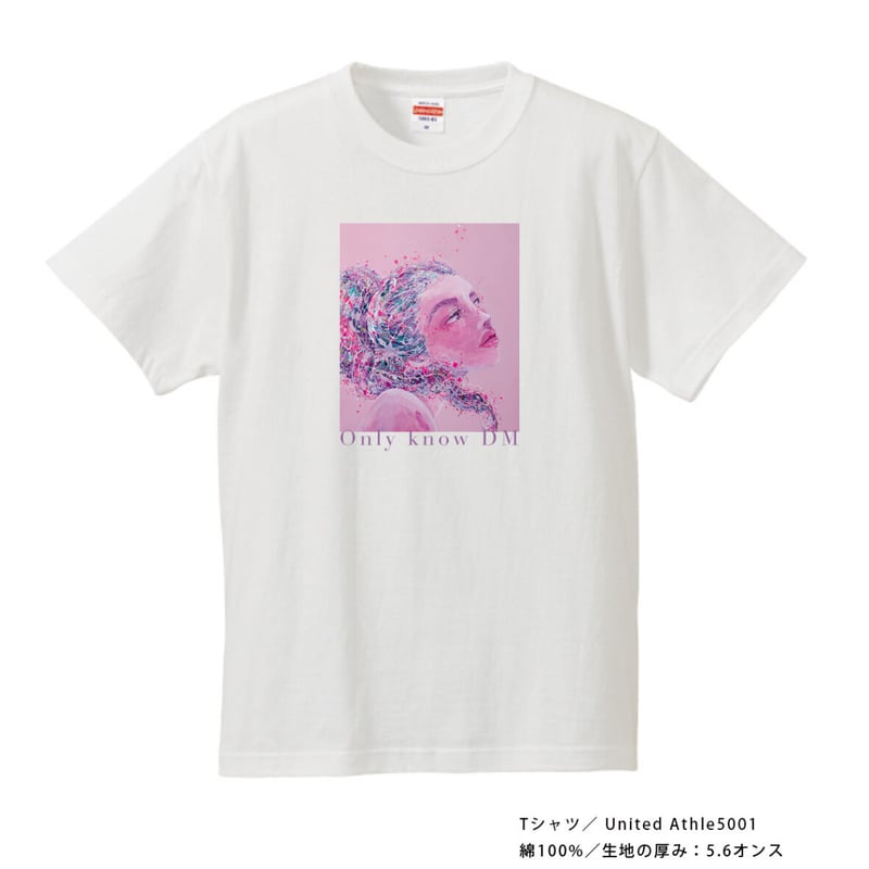 Tシャツ(白)/ Only know DM | silsil online store Tシャツ(白)/ Only know DM | silsil online store