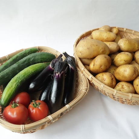 【夏期限定！】たっぷりジャガイモと夏野菜3種のセット《ファミリーサイズ》