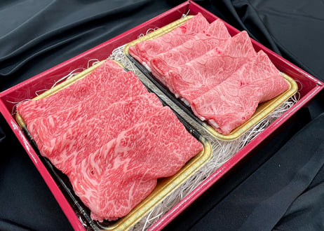 【霜降り】上州和牛 ミスジ・ローススライスセット（約700g）