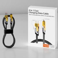 【新品】4in1 充電 ケーブル【急速充電】