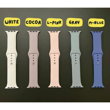 【新品】Apple Watch シリコンバンド 交換バンド 耐久性 柔らかい 42/44/45/46/49mm シリーズ対応