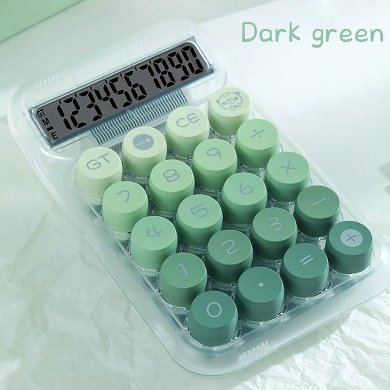 新品】クリア電卓 かわいいまるボタン【SNSで話題】 | CCコネクト