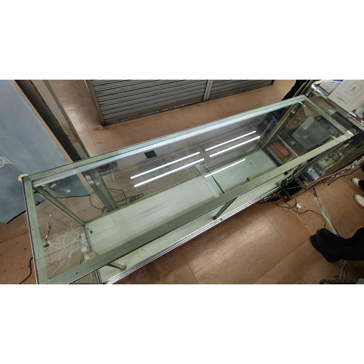 引取限定】 ガラスショーケース 店舗什器 W182 H62 D45 | CCコネクト