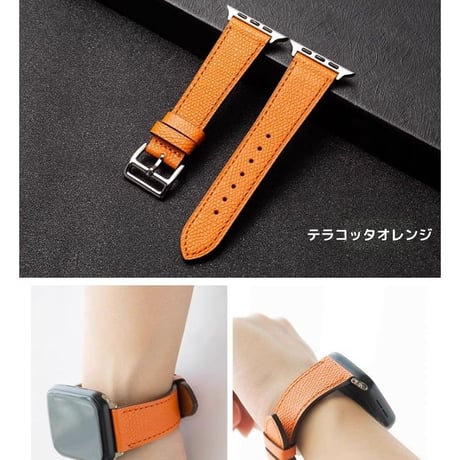 【新品】Apple Watch レザーバンド 本革 高級 交換バンド 全サイズ対応 42/44/45/46/49mm 上質レザー メンズ レディース