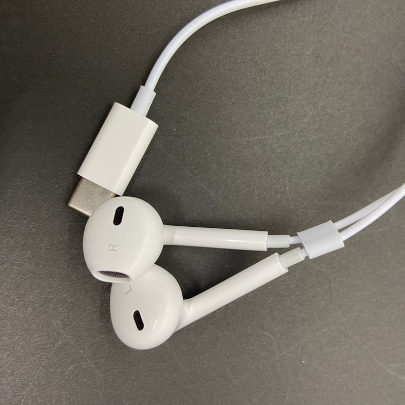 新品】Lightning／ Type-C イヤホン 互換 EarPodsタイプ 有線イヤホン