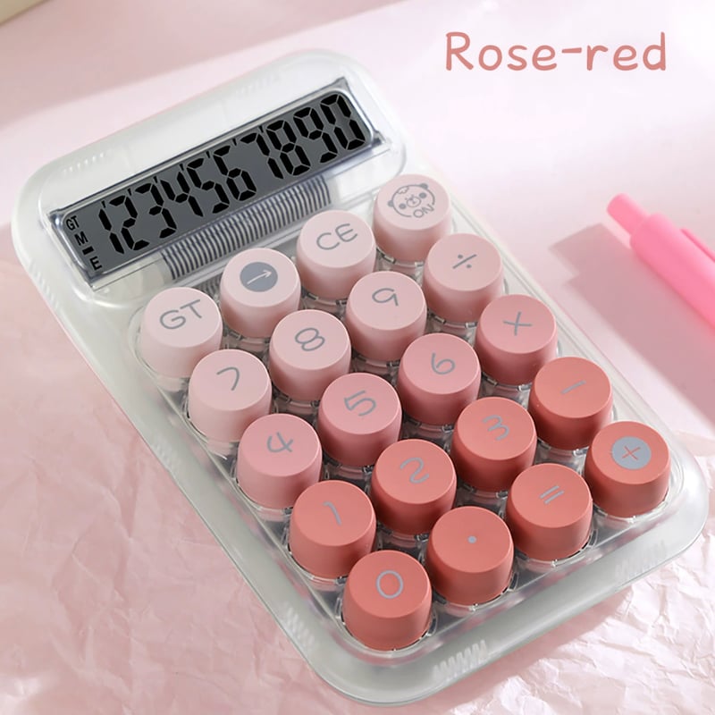 新品】クリア電卓 かわいいまるボタン【SNSで話題】 | CCコネクト