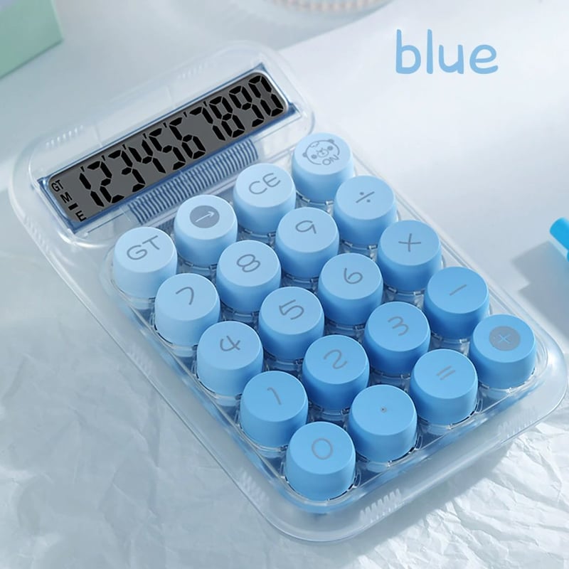 新品】クリア電卓 かわいいまるボタン【SNSで話題】 | CCコネクト