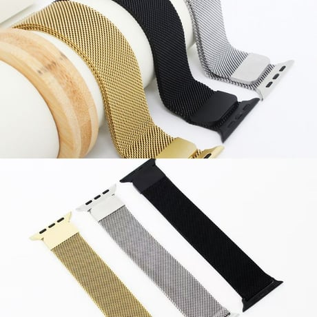 【新品】アップルウォッチ バンド ステンレス 金属 交換 ベルト 38〜49mm 全シリーズ対応 メンズ レディース