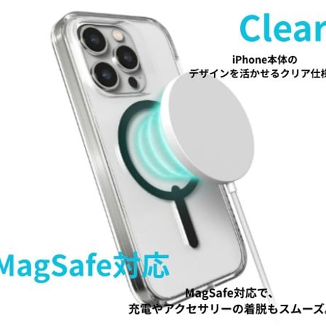 【新品】ZAGG Crystal Palace Snap iPhone 15 Pro Max Clear MagSafe対応