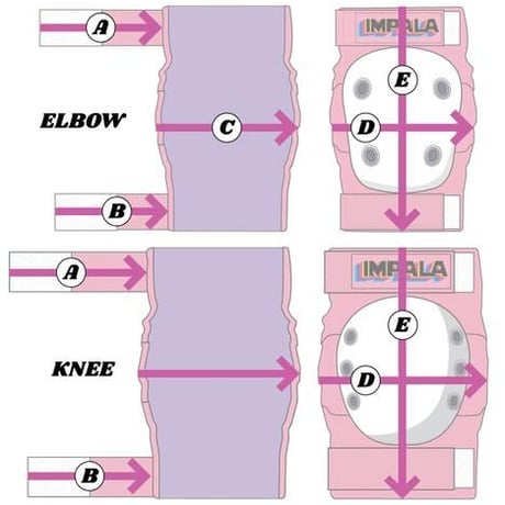 Impala Adult Protective Set - Pink