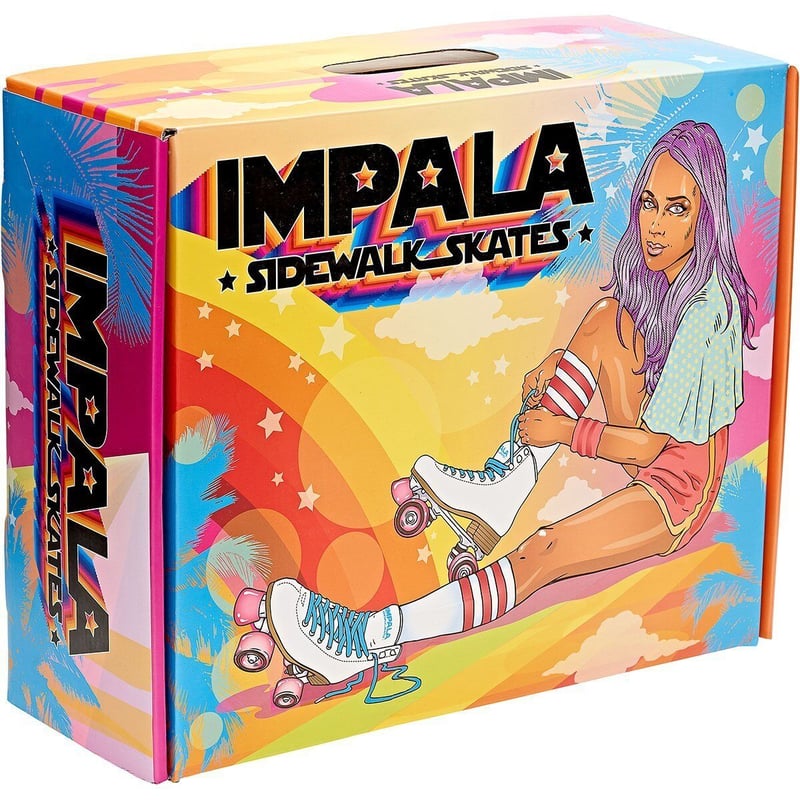 Impala Quad Skate - Leopard | HEXEN ROLLER SKATE