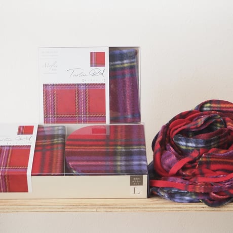 【Moflee Kit Box】 タータンレッド Tartan Red ◆Sサイズ