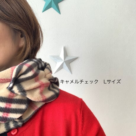 【Moflee Kit Box】 キャメルチェック Camel Check ◆Lサイズ