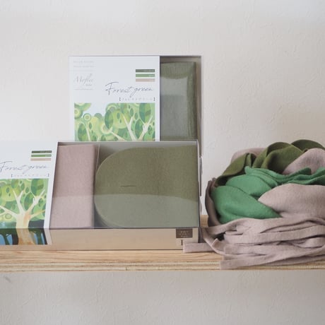 【Moflee Kit Box】フォレストグリーン Forest Green ◆Lサイズ