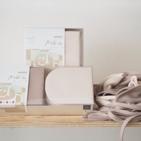 【Moflee Box Kit】 ミルクティ Milk Tea ◆ Lサイズ