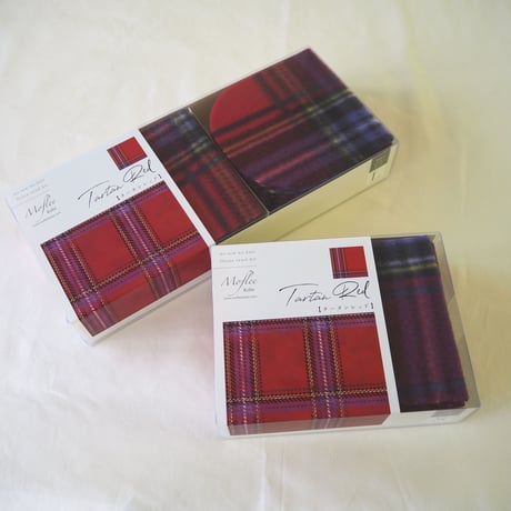 【Moflee Kit Box】 タータンレッド Tartan Red ◆Sサイズ
