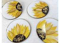 ひまわり🌻ゴールドコースター　2枚セット
