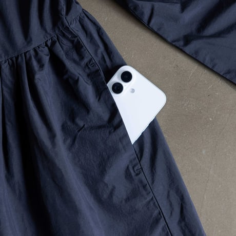 UVカット ミトンブラウス【navy】