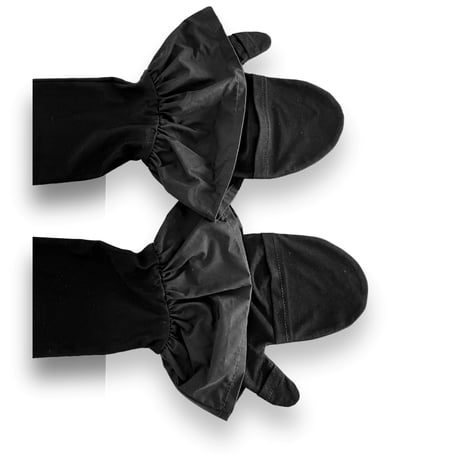 3way  UVカットミトングローブ 【black】