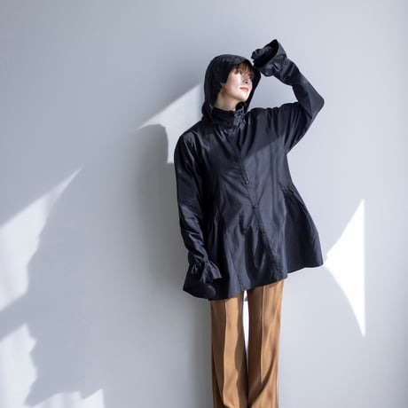 UVカット ミトンブラウス【black】