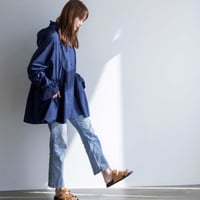 UVカット ミトンブラウス【navy】