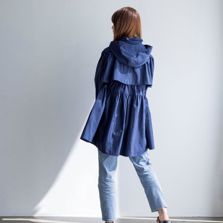 UVカット ミトンブラウス【navy】