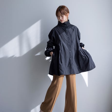 UVカット ミトンブラウス【black】