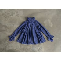 アウトレット品　 UVカットミトンブラウス  〈 navy 〉