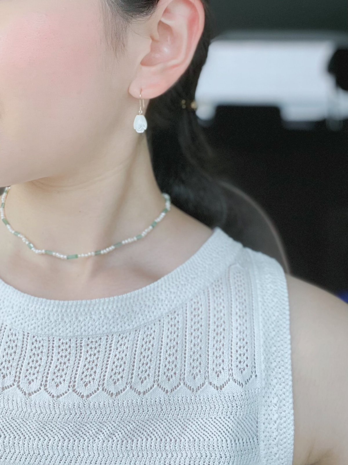 カイヤナイト ピーコック(孔雀)ピアス ハワイ BellaAnela #651 fit=scale-down,w=1200
