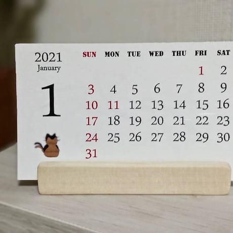 2021miniカレンダー