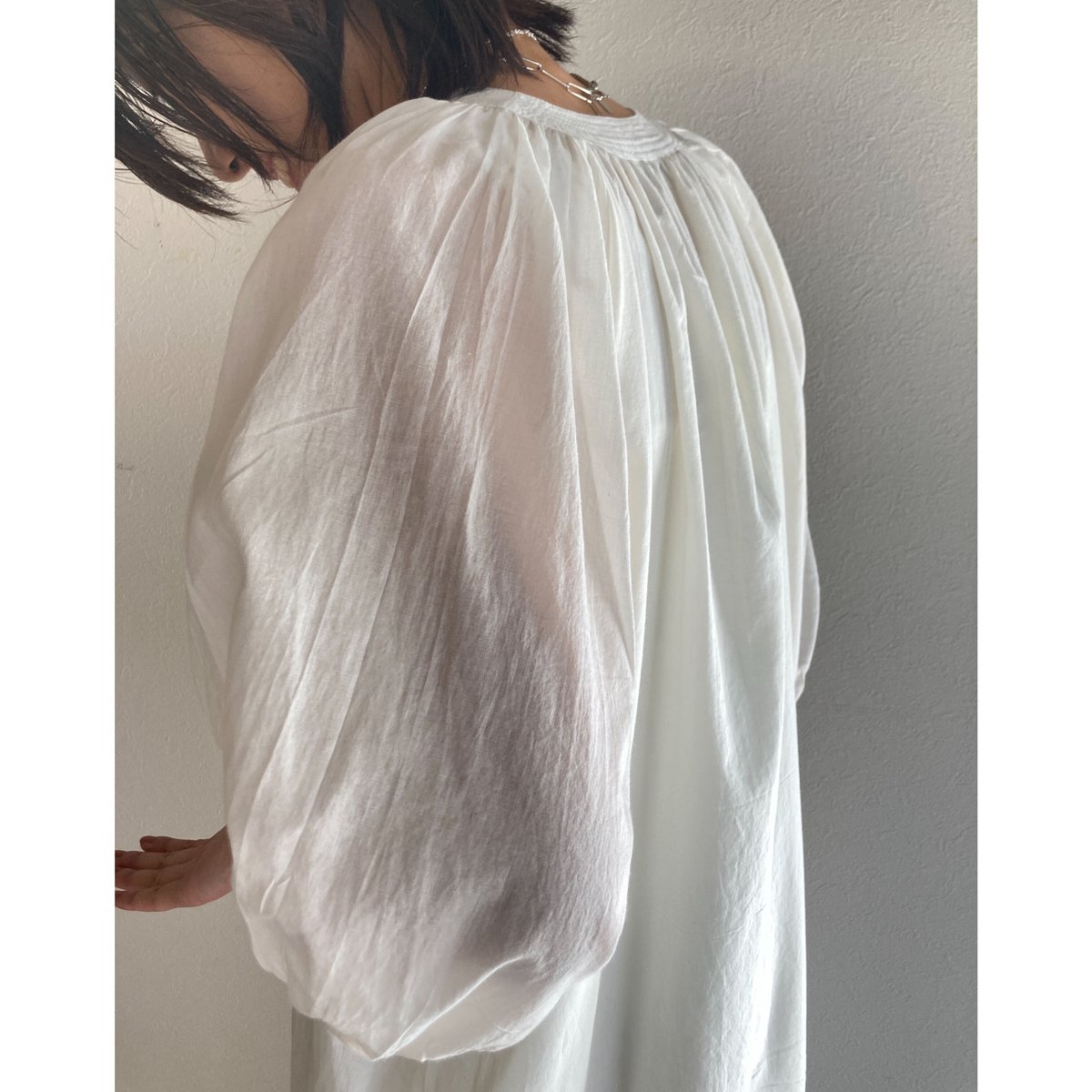 trrazzodonna◆ マーブル柄 カフタンワンピース インド綿 イエロー trrazzodonna◇ マーブル柄 カフタンワンピース インド綿