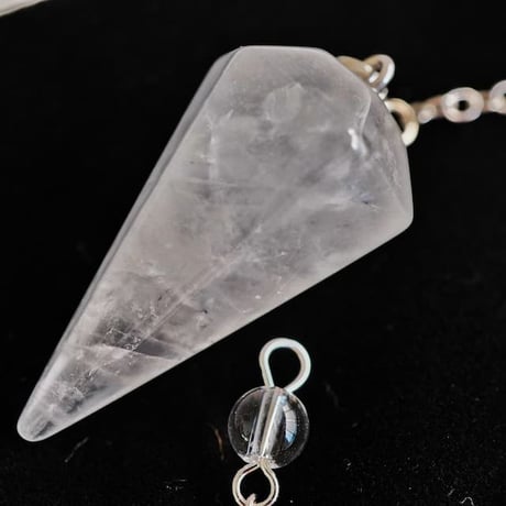 ペンジュラム　水晶　六角形・六面カット