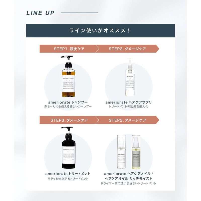 ameriorate ヘアケアオイル リッチモイスト（ツヤツヤタイプ） | dear