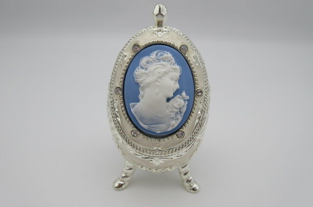 宝石箱『恋のたまご』（貴婦人カメオ） | 浜名湖オルゴール