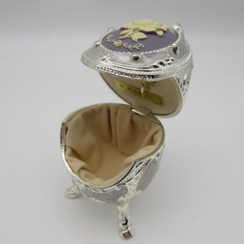 宝石箱『恋のたまご』（薔薇） | 浜名湖オルゴールミュージアムショップ