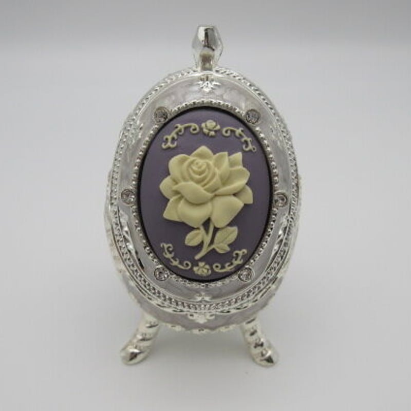 宝石箱『恋のたまご』（薔薇） | 浜名湖オルゴールミュージアムショップ