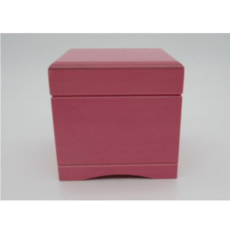 カラーが選べる『ミラー付きBOX』【ピンク】 | 浜名湖オルゴール