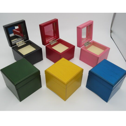 カラーが選べる『ミラー付きBOX』【緑】 | 浜名湖オルゴール