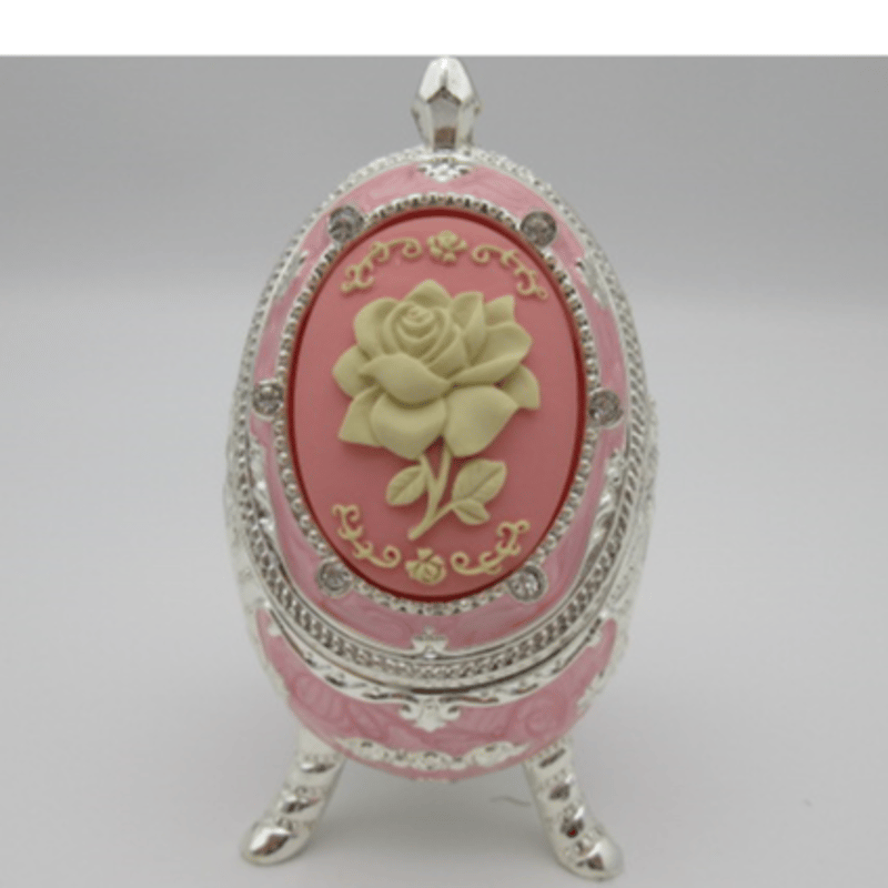 宝石箱『恋のたまご』（薔薇） | 浜名湖オルゴールミュージアムショップ