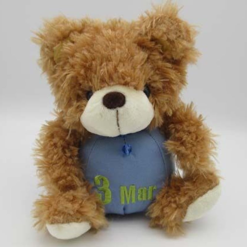 ヴィンテージ くまちゃんのオルゴール バースデーベアオルゴール♪♪（ブラウン） | 浜名湖オルゴール