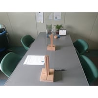 飛散防止用パーテーション台座