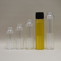 180㏄トーテム形デザインドレッシングボトル 438set　黒キャップ