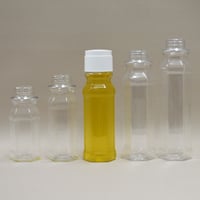 150cc六角デザインドレッシングボトル 462set　白キャップ-