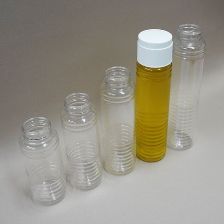 180ccトーテム形デザインドレッシングボトル 438set　白キャップ
