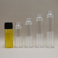 100ccトーテム形デザインドレッシングボトル 300set　黒キャップ